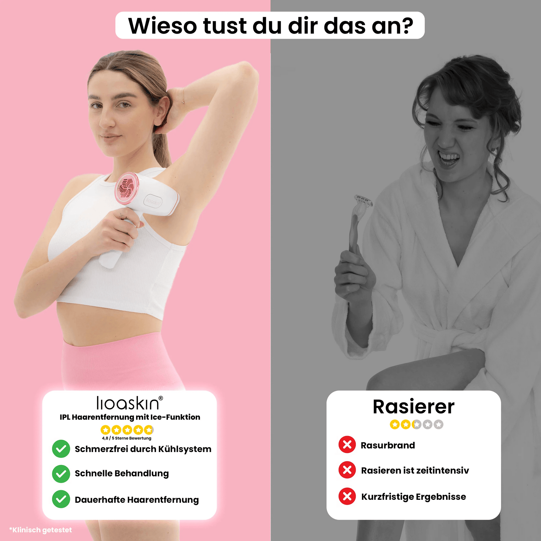 IPL Haarentfernung mit Ice-Funktion