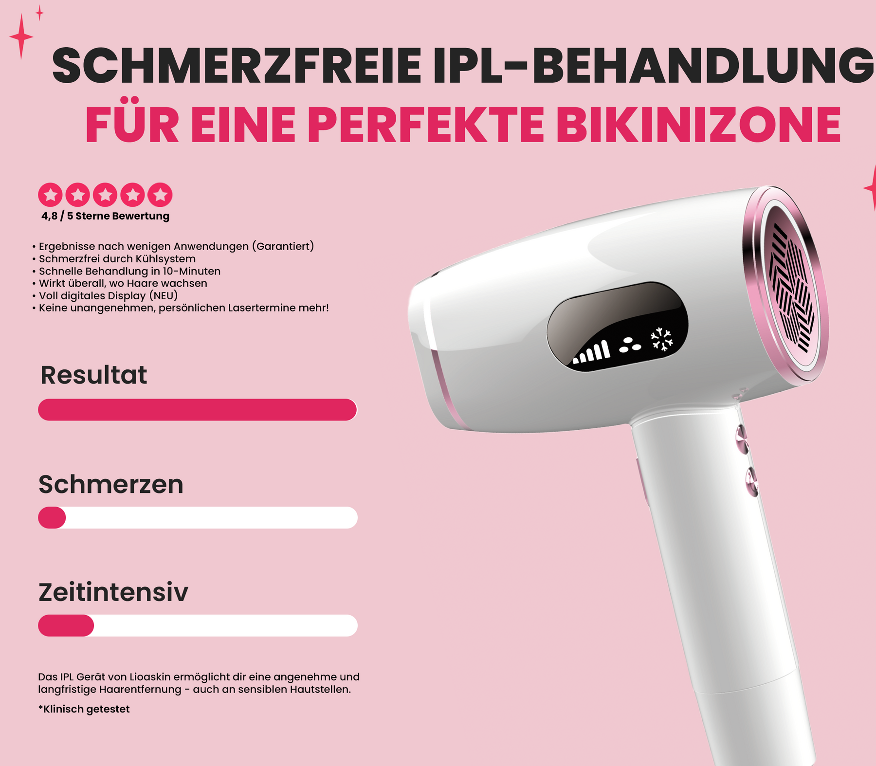IPL Haarentfernung mit Ice-Funktion