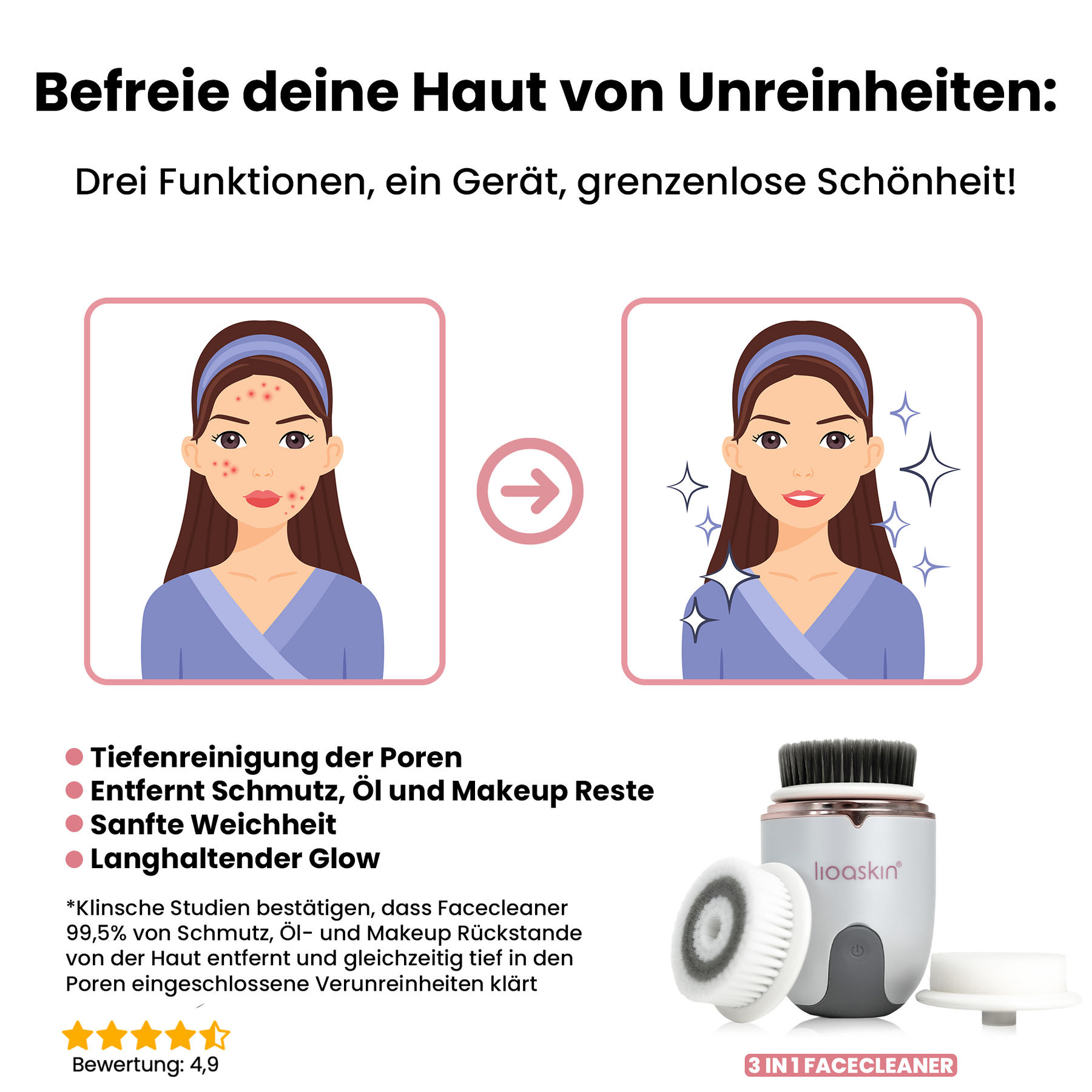 3 in 1 Facecleaner